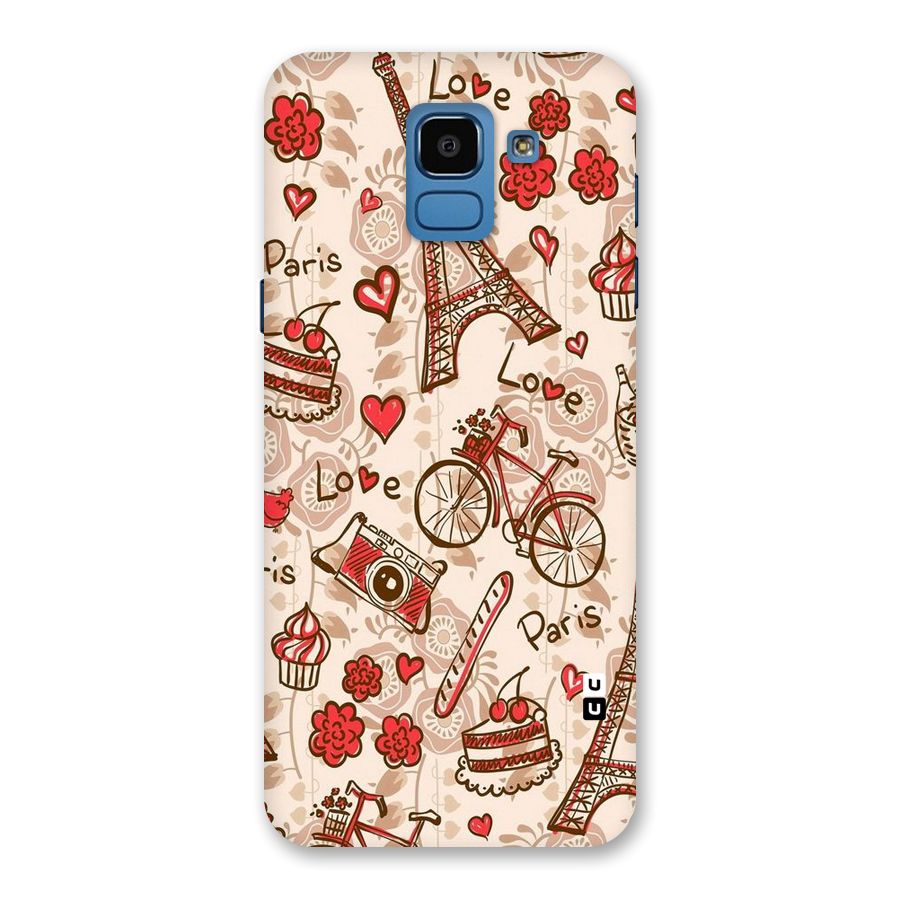 Red Peach City Back Case for Galaxy On6