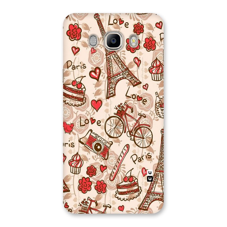 Red Peach City Back Case for Galaxy On8