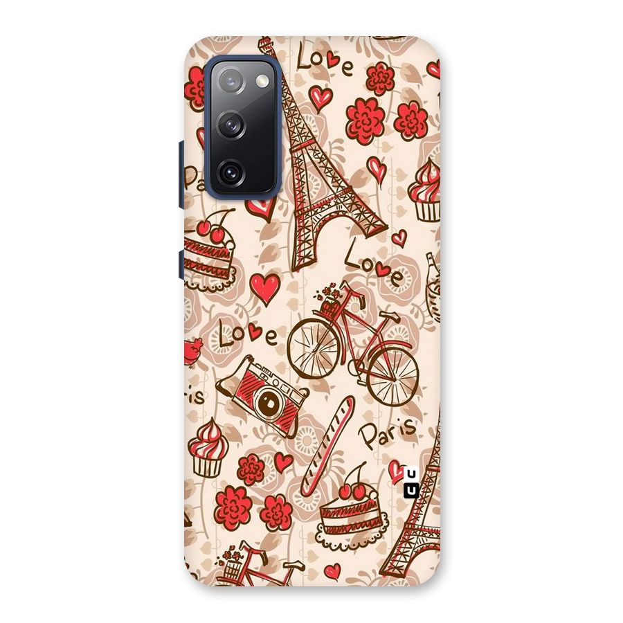 Red Peach City Back Case for Galaxy S20 FE