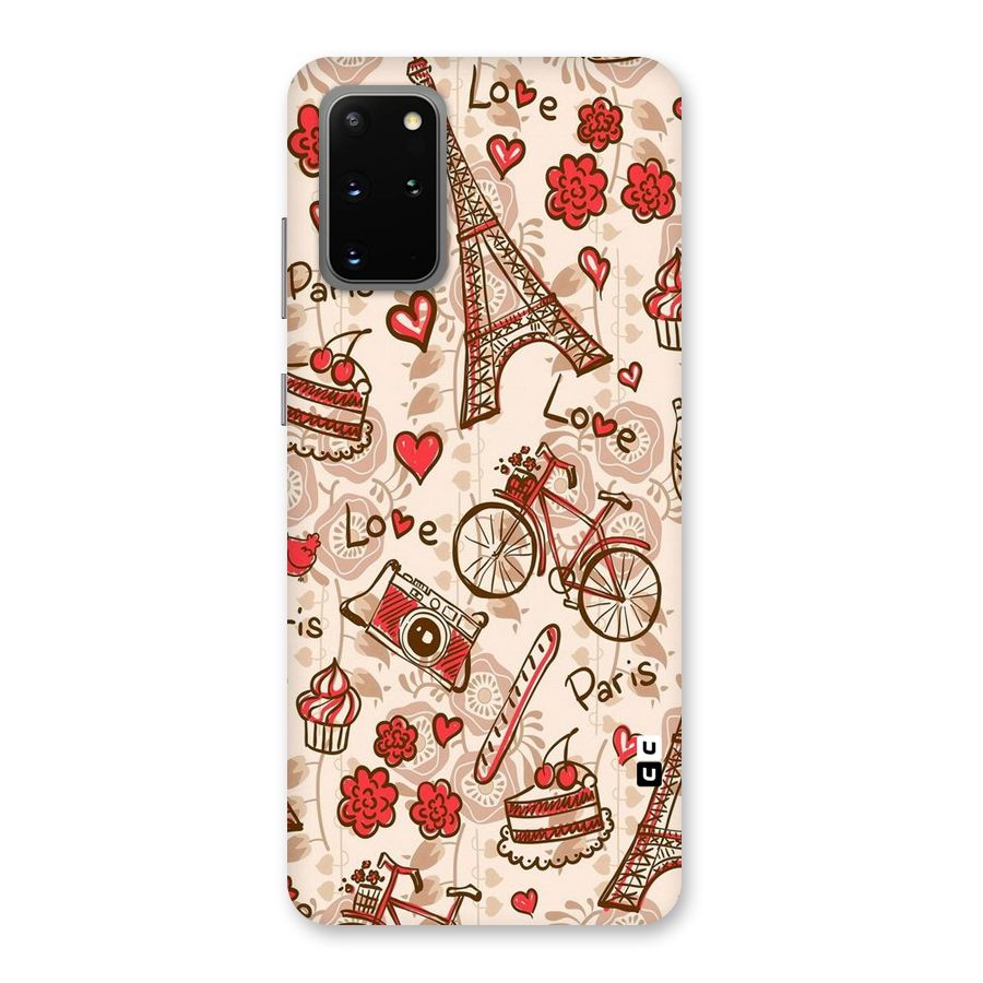 Red Peach City Back Case for Galaxy S20 Plus