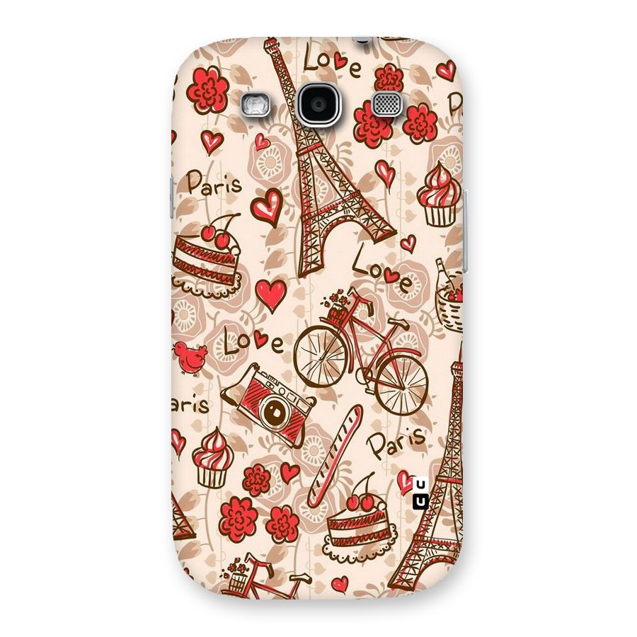 Red Peach City Back Case for Galaxy S3
