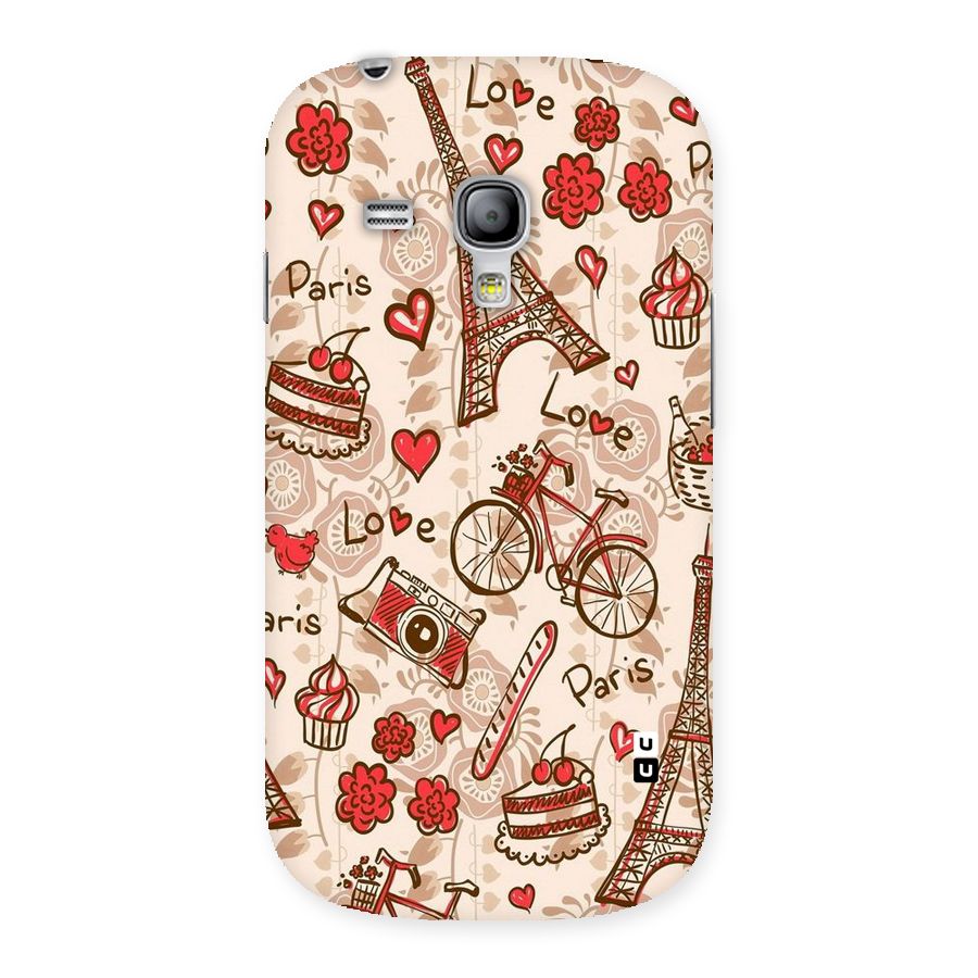 Red Peach City Back Case for Galaxy S3 Mini