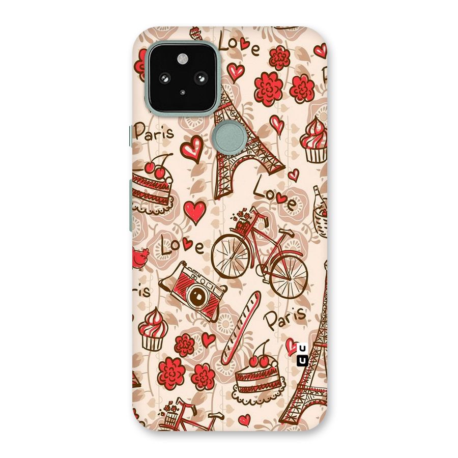 Red Peach City Back Case for Google Pixel 5
