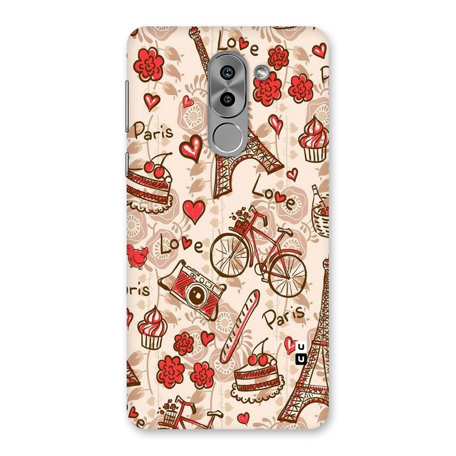 Red Peach City Back Case for Honor 6X