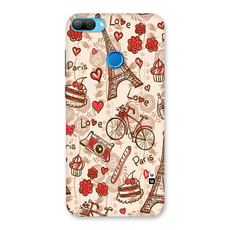 Red Peach City Back Case for Honor 9N