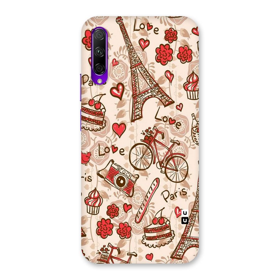 Red Peach City Back Case for Honor 9X Pro