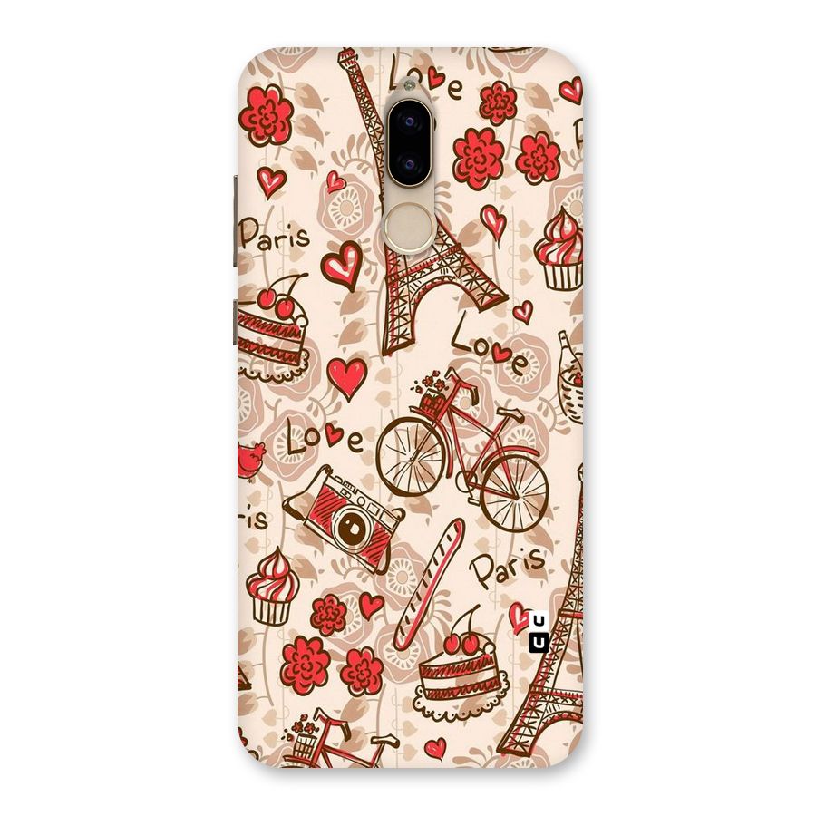 Red Peach City Back Case for Honor 9i