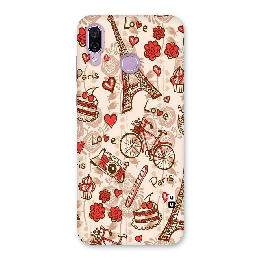 Red Peach City Back Case for Honor Play