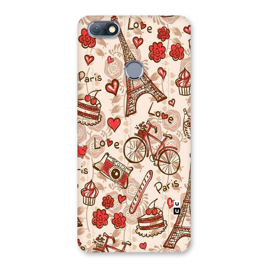 Red Peach City Back Case for Infinix Note 5
