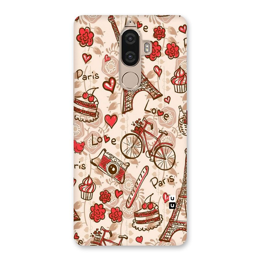 Red Peach City Back Case for Lenovo K8 Note