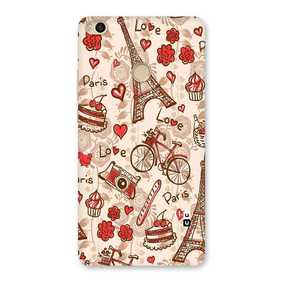 Red Peach City Back Case for Mi Max 2