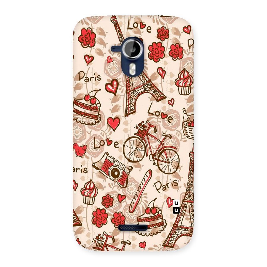 Red Peach City Back Case for Micromax Canvas Magnus A117