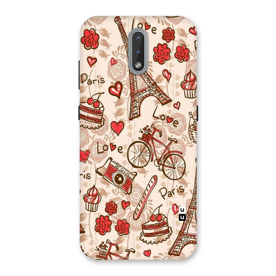 Red Peach City Back Case for Nokia 2.3