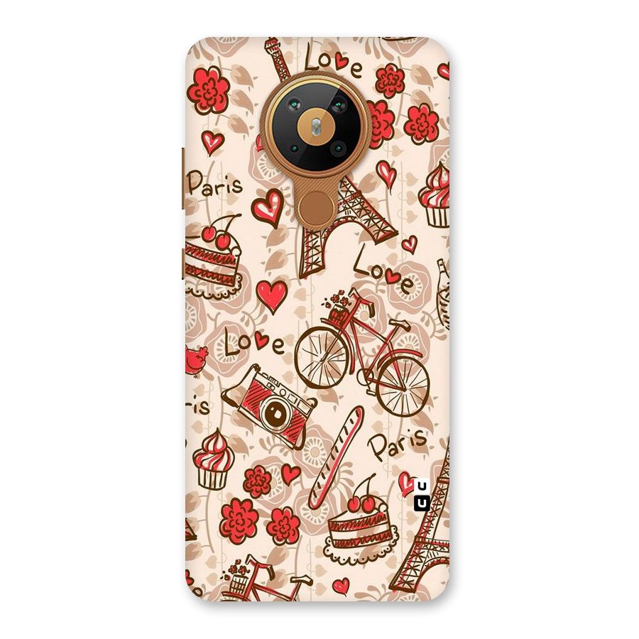 Red Peach City Back Case for Nokia 5.3