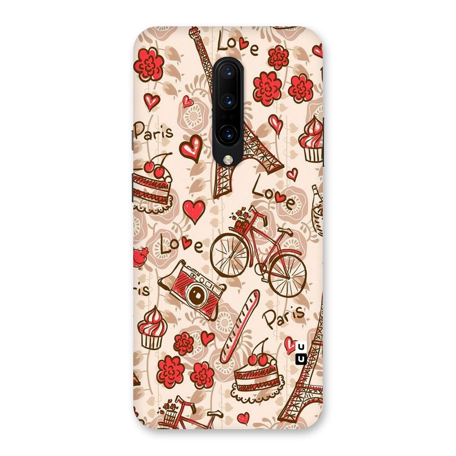 Red Peach City Back Case for OnePlus 7 Pro