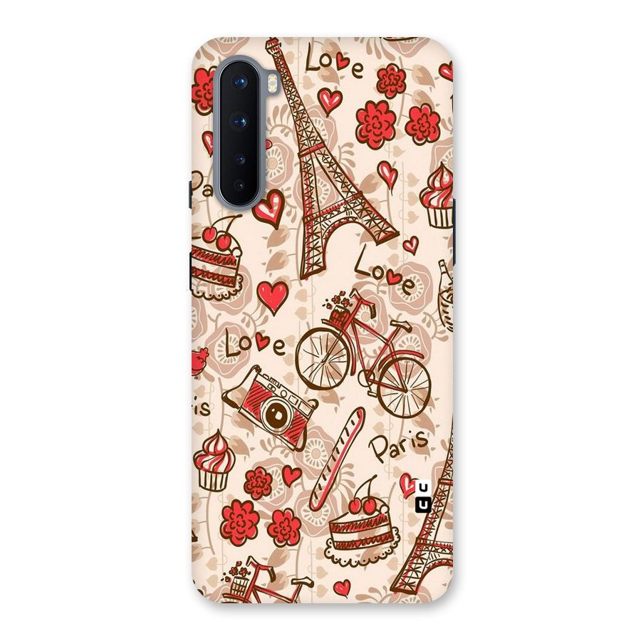 Red Peach City Back Case for OnePlus Nord