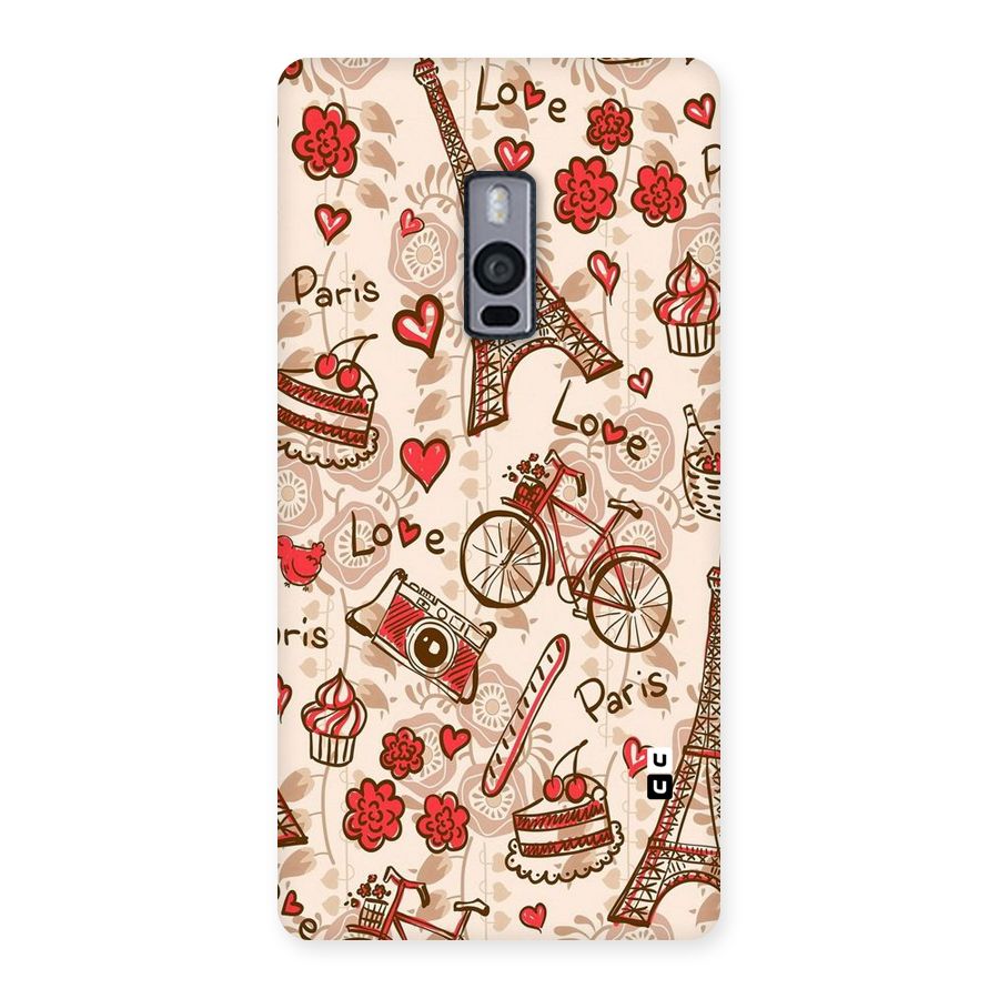 Red Peach City Back Case for OnePlus Two