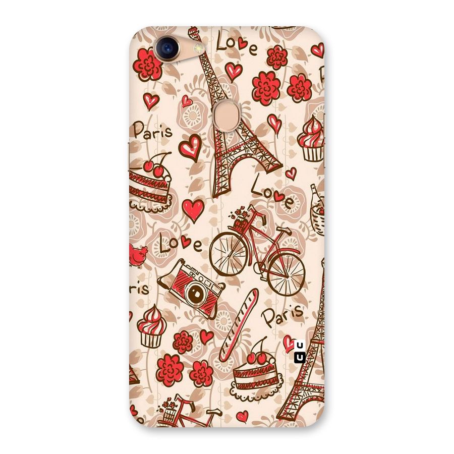 Red Peach City Back Case for Oppo F5 Youth