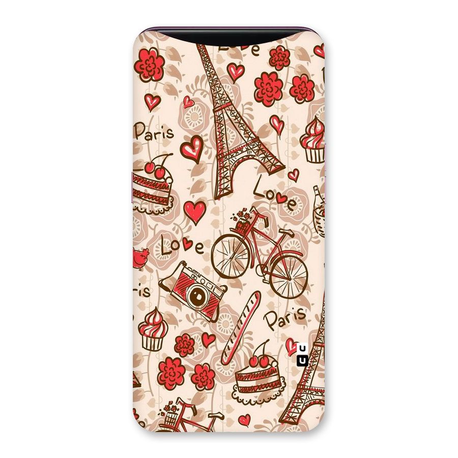 Red Peach City Back Case for Oppo Find X