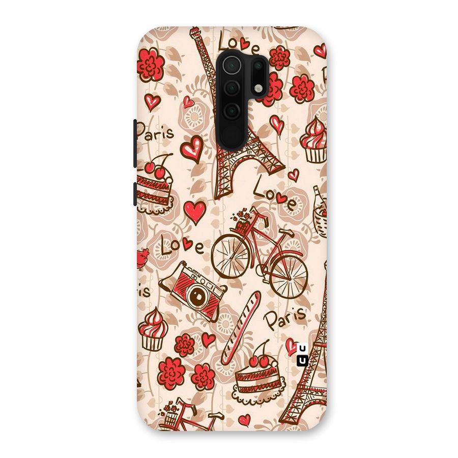 Red Peach City Back Case for Poco M2