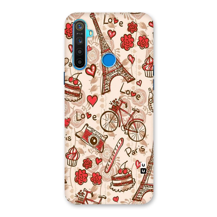 Red Peach City Back Case for Realme 5s