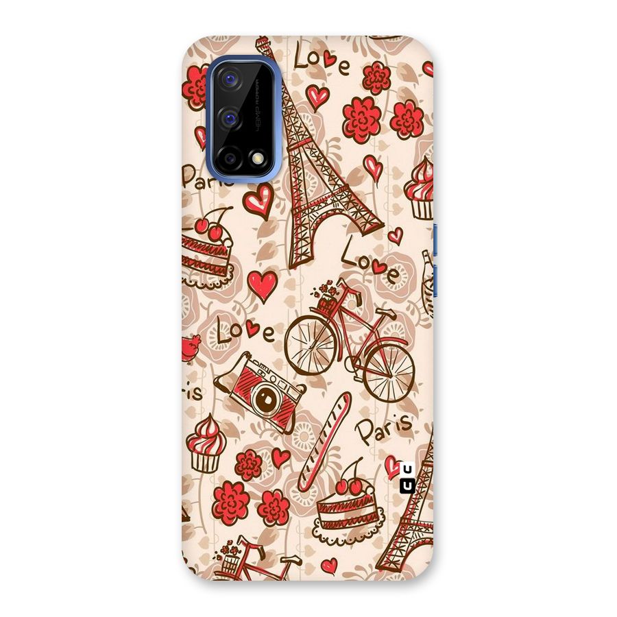 Red Peach City Back Case for Realme Narzo 30 Pro