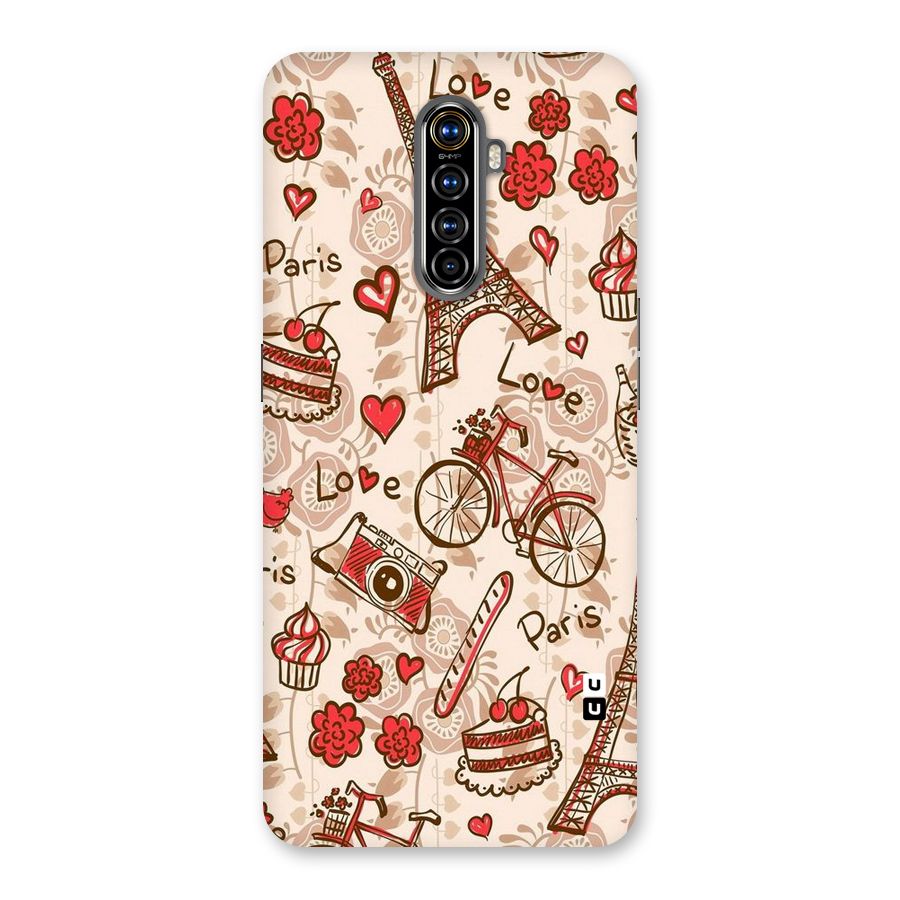 Red Peach City Back Case for Realme X2 Pro