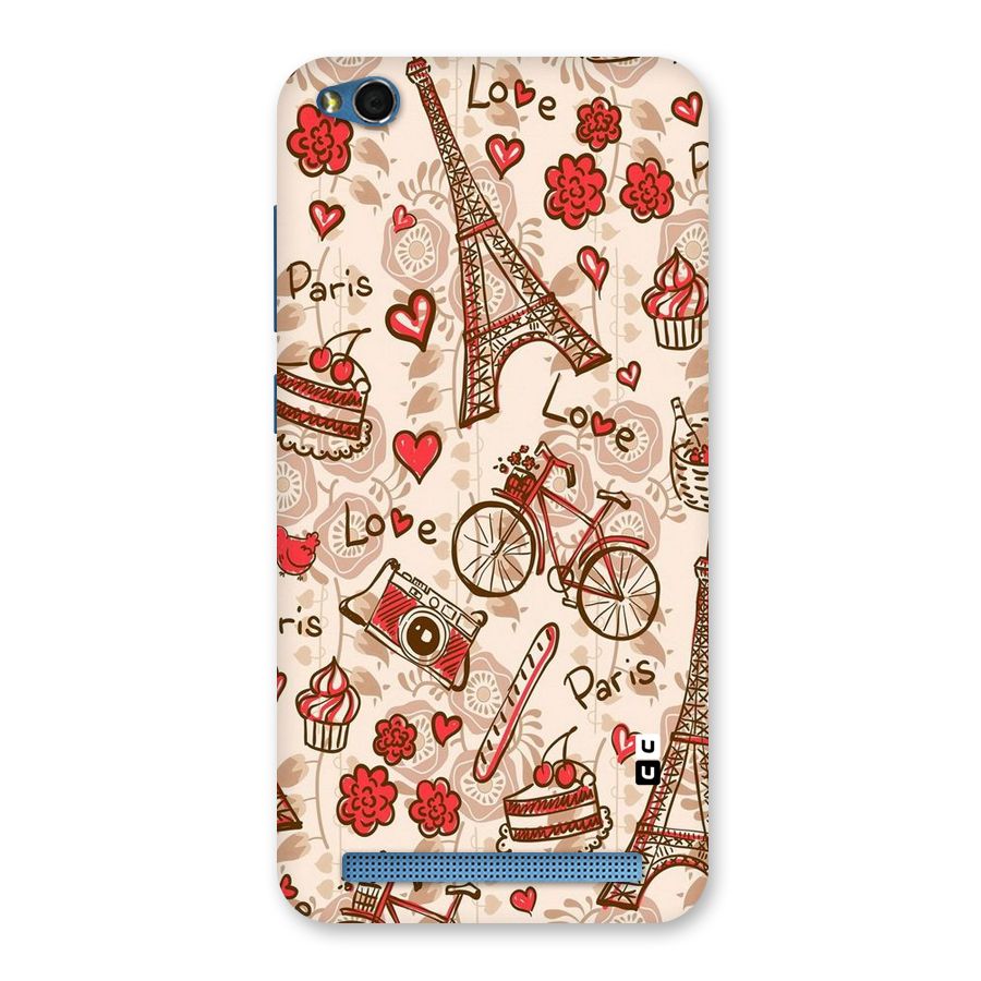 Red Peach City Back Case for Redmi 5A