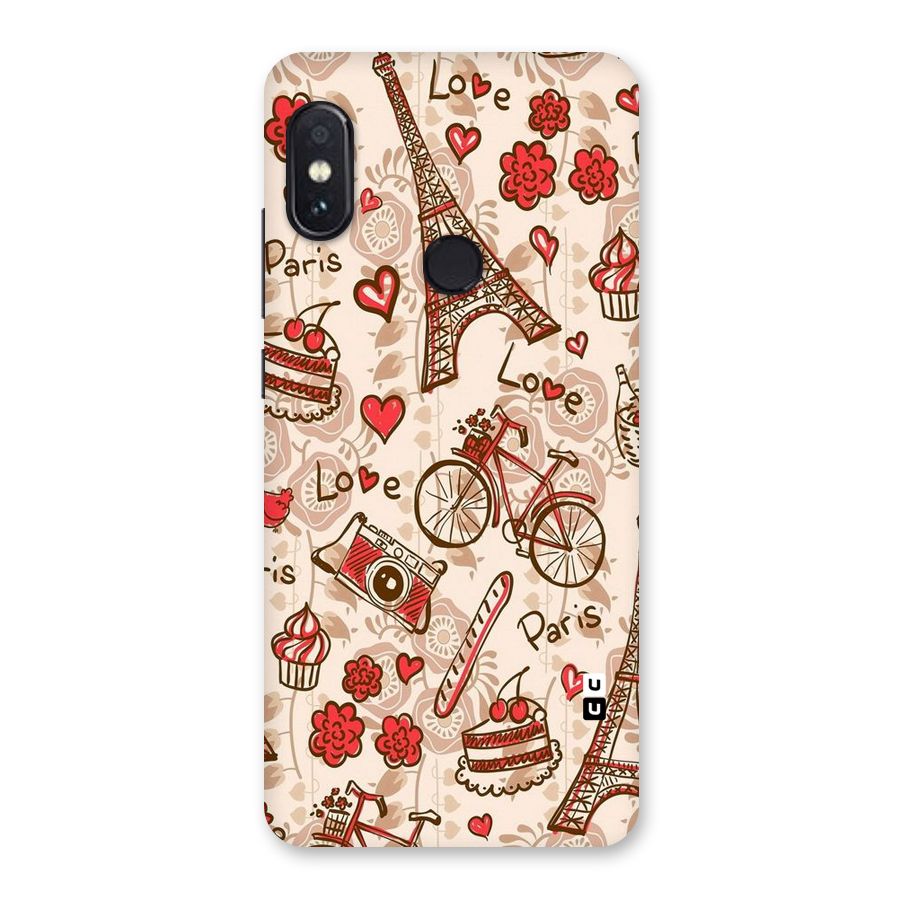 Red Peach City Back Case for Redmi Note 5 Pro