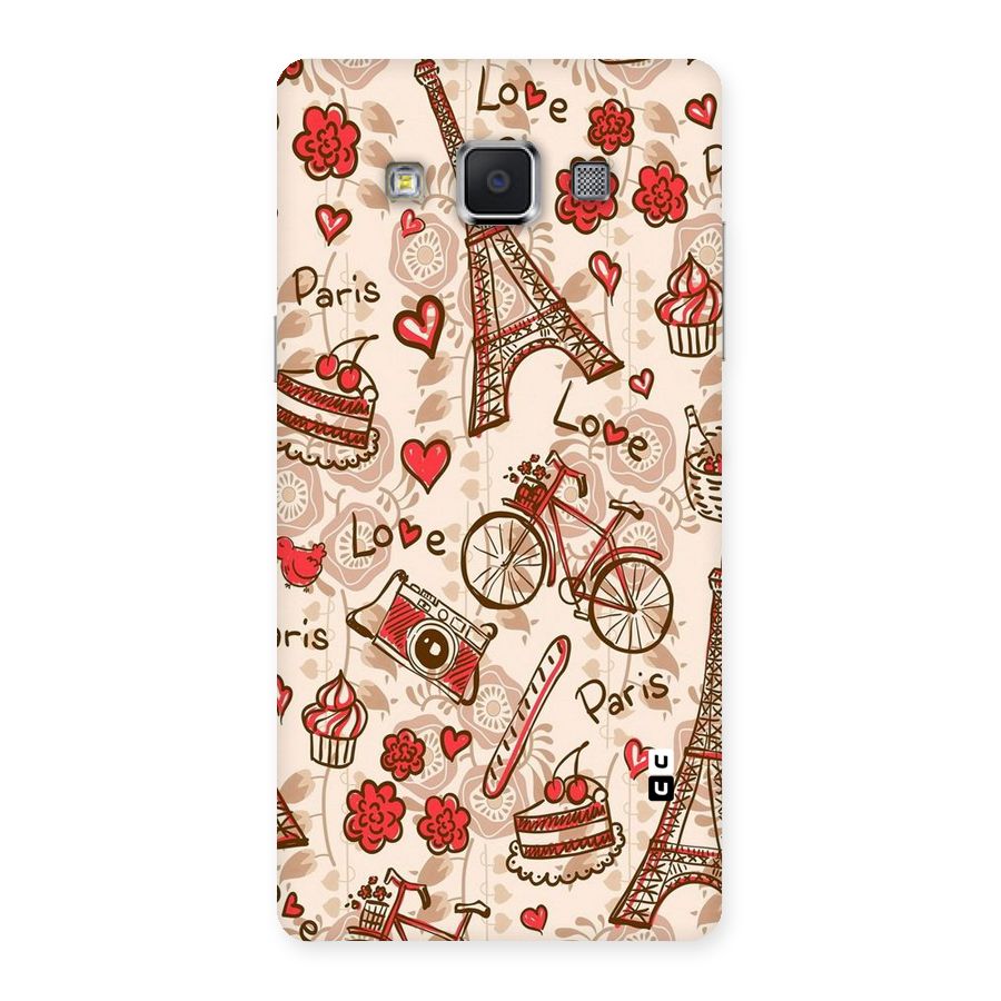 Red Peach City Back Case for Samsung Galaxy A5