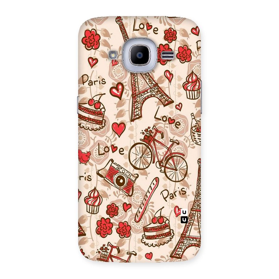 Red Peach City Back Case for Samsung Galaxy J2 Pro