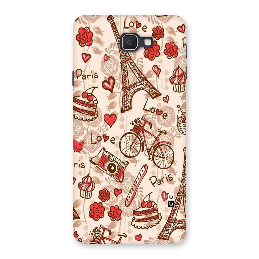 Red Peach City Back Case for Samsung Galaxy J7 Prime