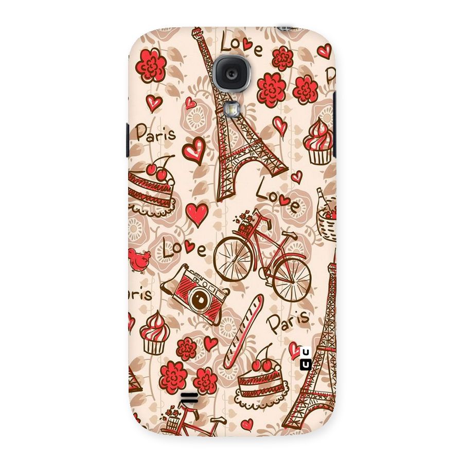 Red Peach City Back Case for Samsung Galaxy S4