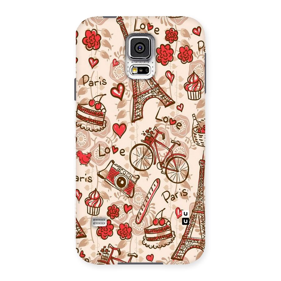Red Peach City Back Case for Samsung Galaxy S5