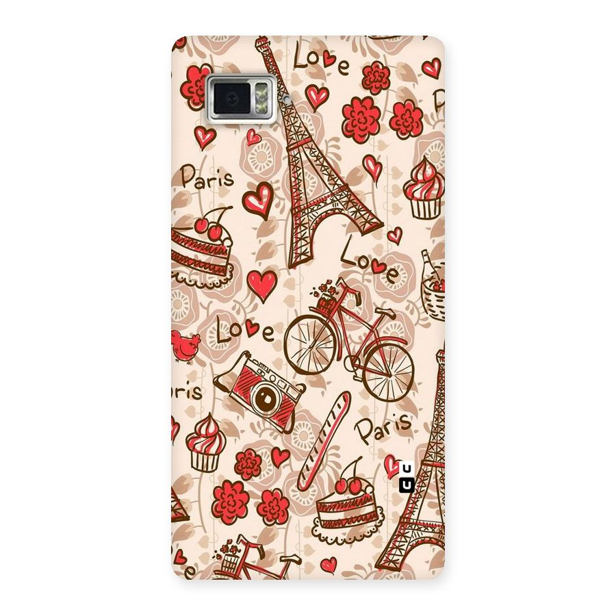 Red Peach City Back Case for Vibe Z2 Pro K920