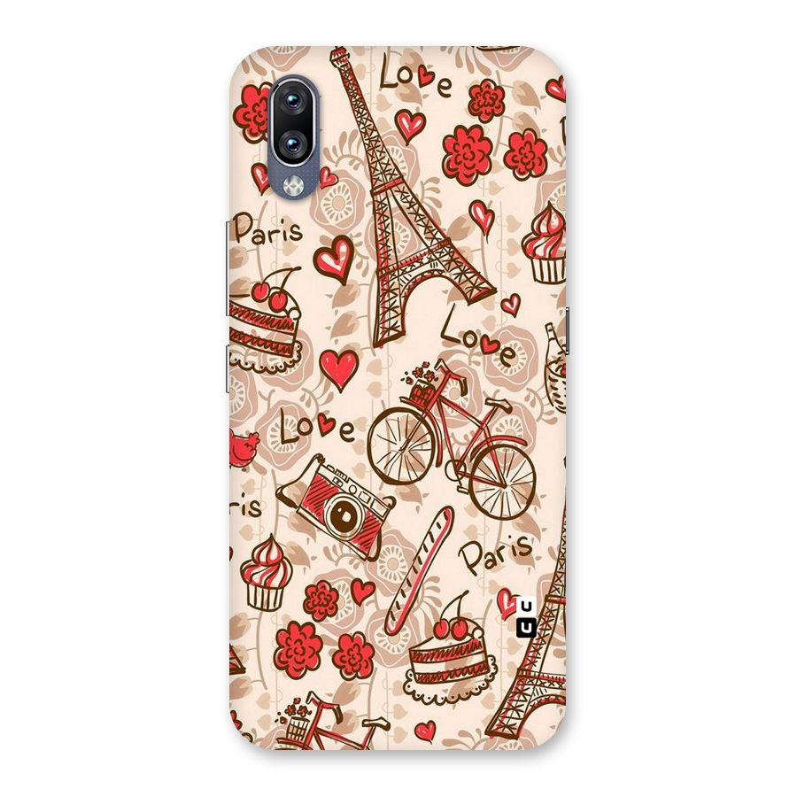 Red Peach City Back Case for Vivo NEX