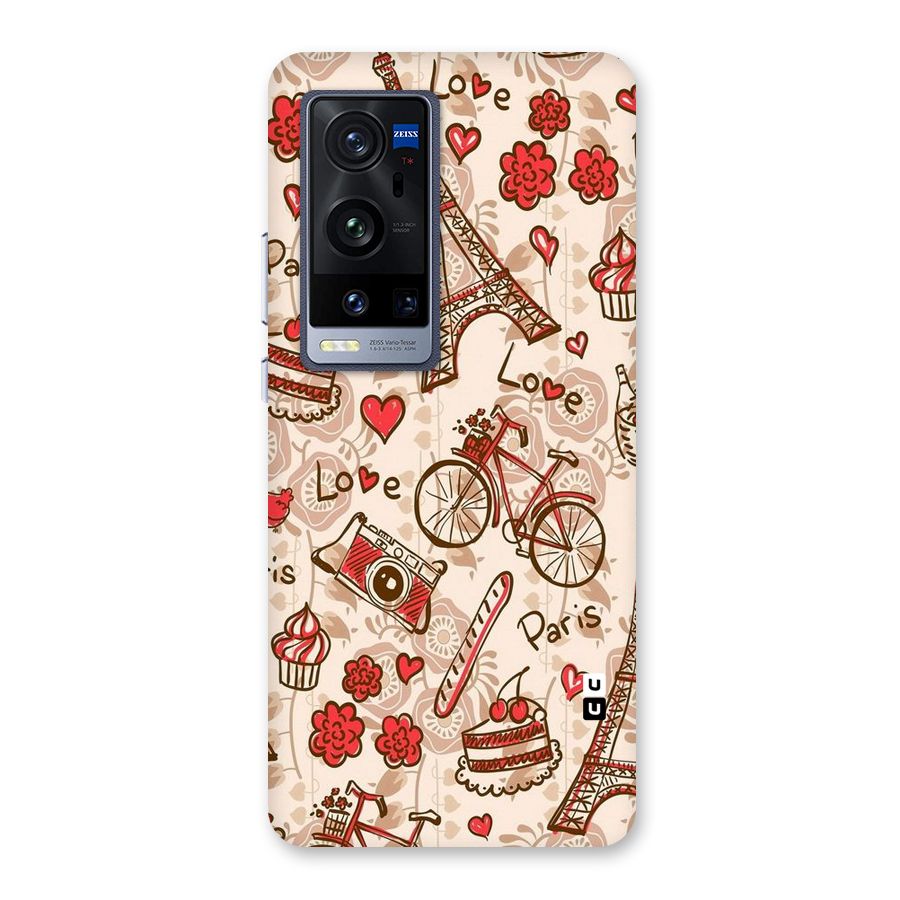 Red Peach City Back Case for Vivo X60 Pro Plus