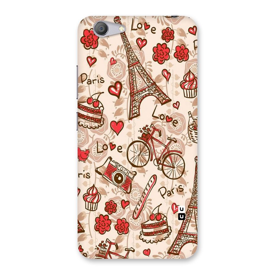 Red Peach City Back Case for Vivo Y53