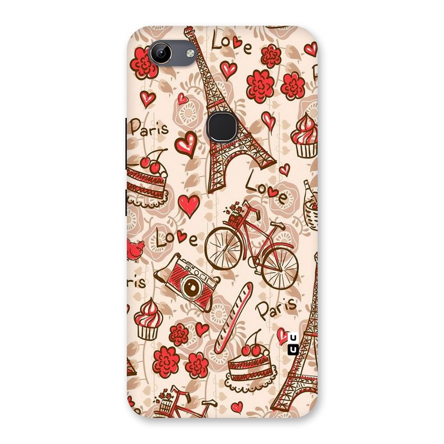 Red Peach City Back Case for Vivo Y81