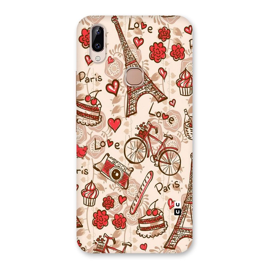 Red Peach City Back Case for Vivo Y83 Pro