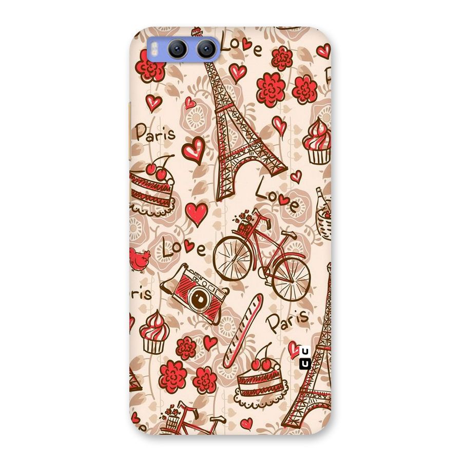 Red Peach City Back Case for Xiaomi Mi 6