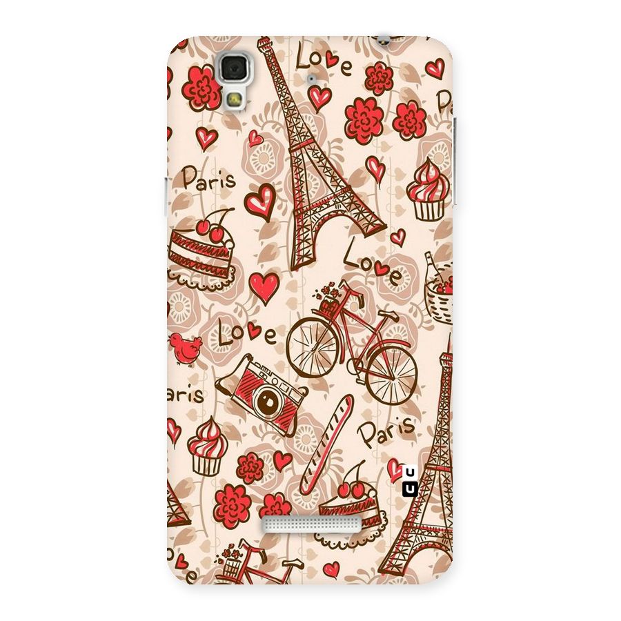 Red Peach City Back Case for Yu Yureka