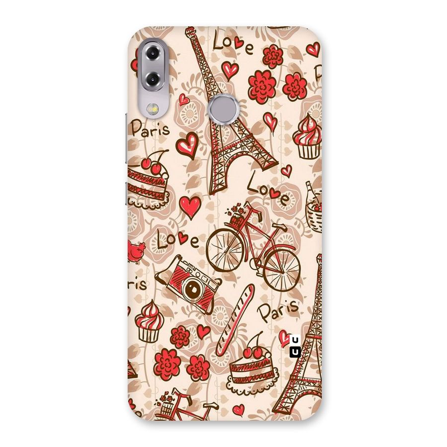 Red Peach City Back Case for Zenfone 5Z