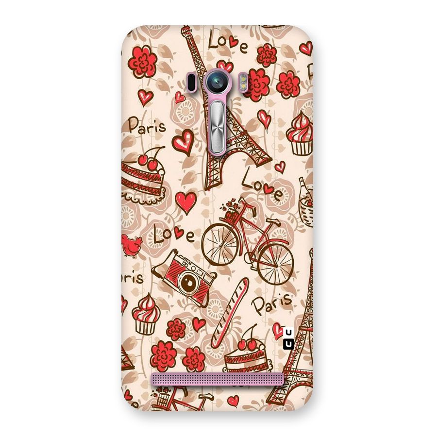 Red Peach City Back Case for Zenfone Selfie
