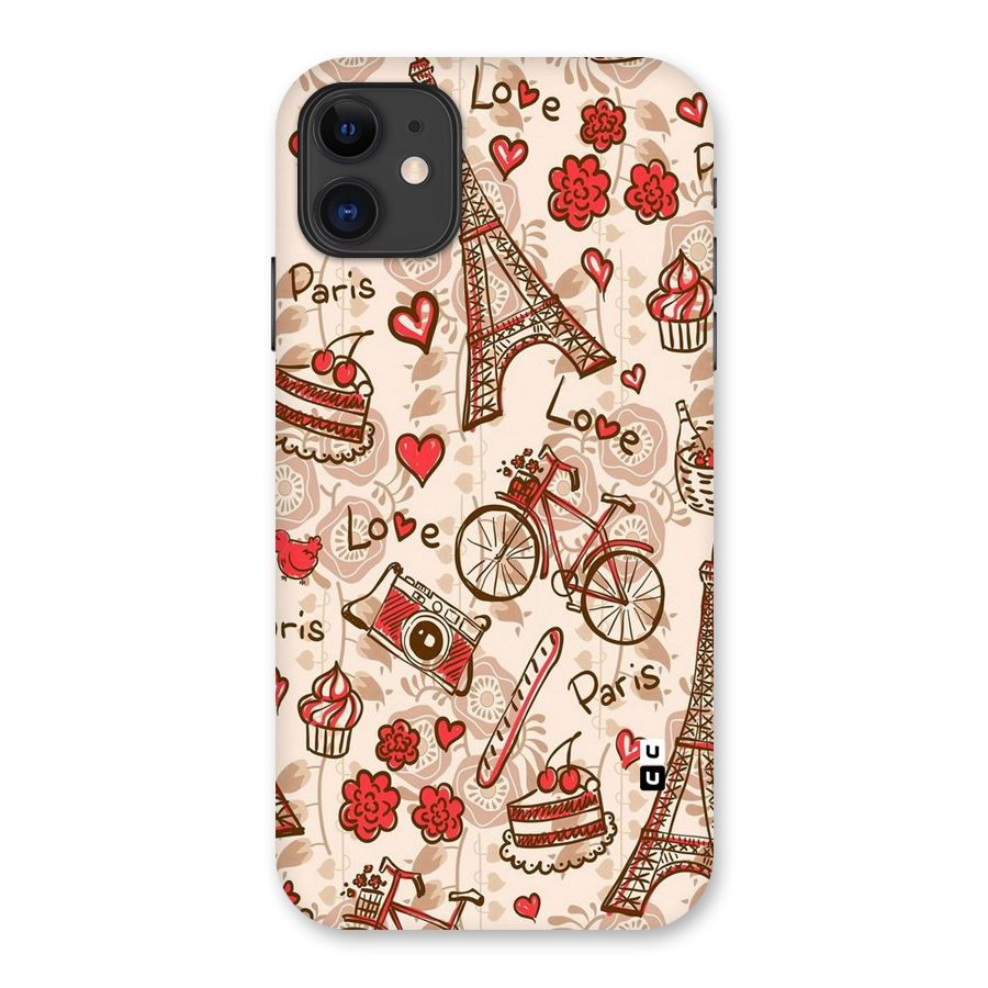 Red Peach City Back Case for iPhone 11