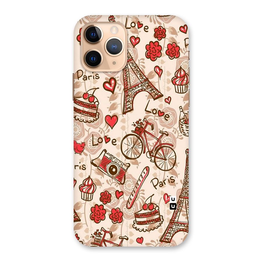 Red Peach City Back Case for iPhone 11 Pro