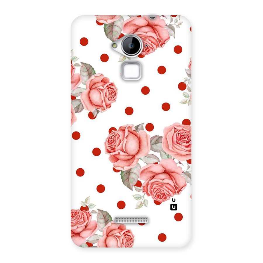 Red Peach Shade Flowers Back Case for Coolpad Note 3