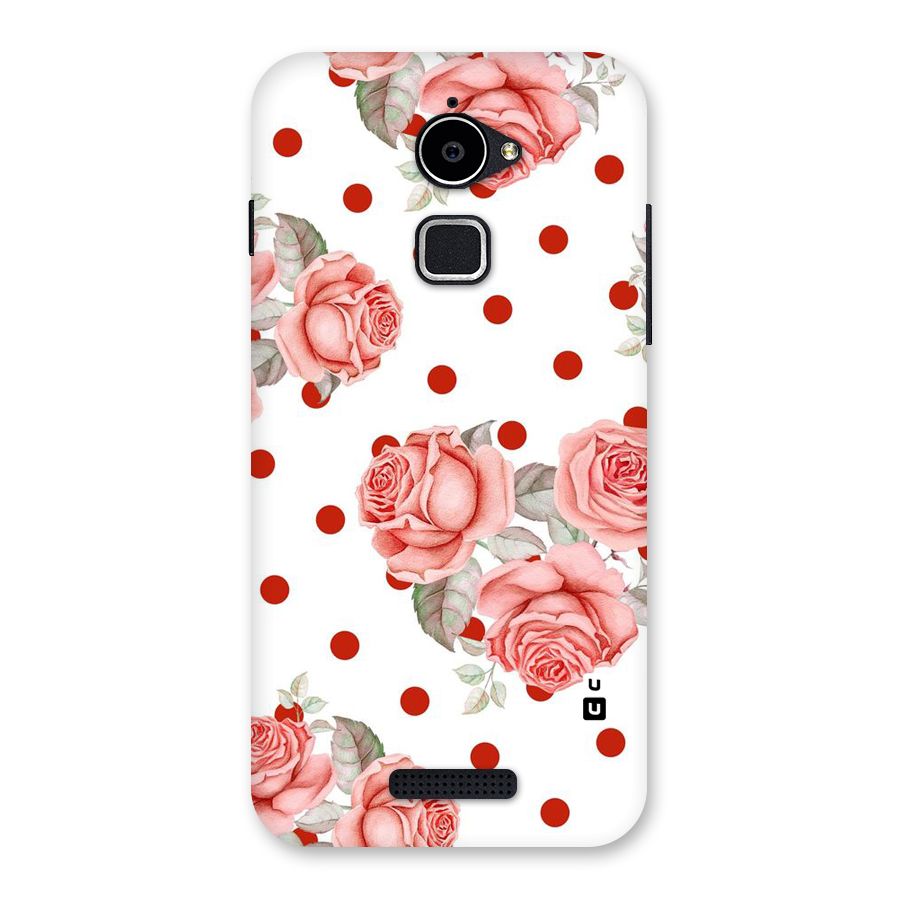 Red Peach Shade Flowers Back Case for Coolpad Note 3 Lite