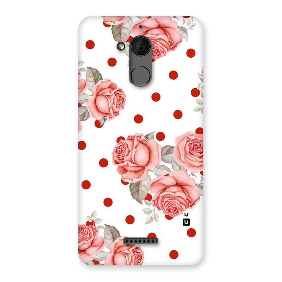 Red Peach Shade Flowers Back Case for Coolpad Note 5