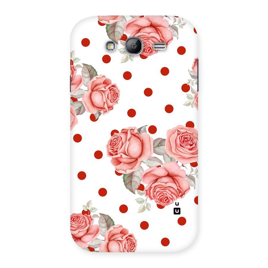 Red Peach Shade Flowers Back Case for Galaxy Grand Neo Plus